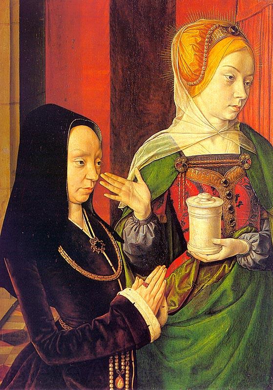 Jean Hey Madeline of Burgundy Norge oil painting art